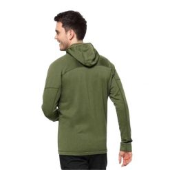 Męska Bluza Z Kapturem Hirschberg Full Zip. Zielone bluzy z kapturem męskie Jack Wolfskin, l, z materiału. Za 569.99 zł.
