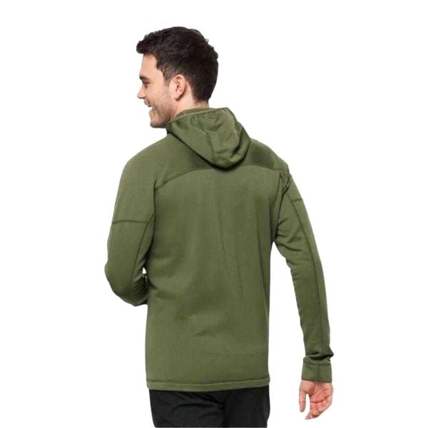 Męska Bluza Z Kapturem Hirschberg Full Zip. Zielone bluzy z kapturem męskie Jack Wolfskin, l, z materiału. Za 569.99 zł.
