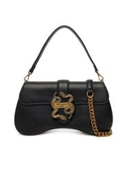 Just Cavalli Torebka 79RA4BA1 ZSA89 Czarny. Czarne torebki klasyczne damskie Just Cavalli, bez wzorów, ze skóry, bez dodatków. Za 829.99 zł.