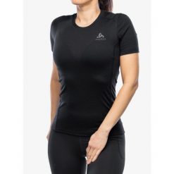 Koszulka termoaktywna damska Odlo Merino 200 BL Top Crew Neck SS. Czarne bielizna termoaktywna damska Odlo, bez wzorów. Za 298.99 zł.