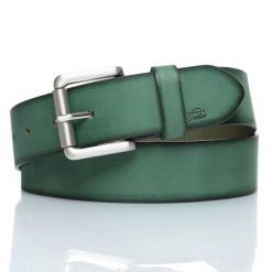 TOM TAILOR PASEK SKÓRZANY SOPO-TT376 571 40mm Ledergürtel RO2689. Zielone paski męskie Tom Tailor, bez wzorów, klasyczne. Za 79.99 zł.