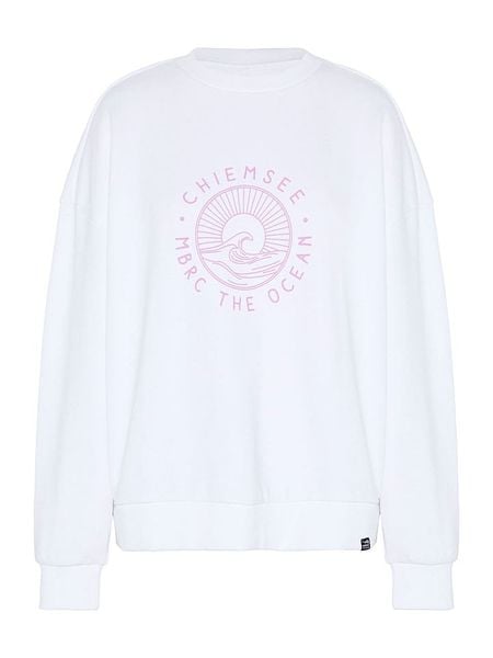 Chiemsee Bluza w kolorze białym rozmiar: L. Białe bluzy bez kaptura damskie Chiemsee, l, z bawełny. Za 114.95 zł.