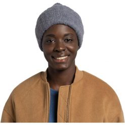 Czapka zimowa BUFF Knitted Beanie Kyre Lead we wzory. Brązowe czapki męskie Buff, na zimę, bez wzorów, sportowe. Za 201.37 zł.