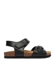 Lasocki Sandały CEO-GRD-22010-04 Czarny. Czarne sandały damskie Lasocki, bez wzorów, ze skóry, bez obcasa, na płaskiej podeszwie. Za 149.99 zł.