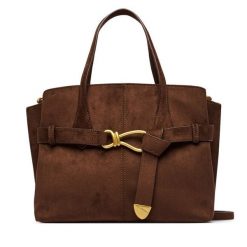 Torebka Steve Madden. Brązowe torebki klasyczne damskie Steve Madden, bez wzorów, bez dodatków. Za 639.99 zł.