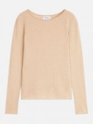 Perfect Cashmere Kaszmirowy sweter "Oprah" w kolorze beżowym rozmiar: L. Brązowe swetry klasyczne damskie Perfect Cashmere, l, z kaszmiru, bez kołnierzyka. Za 347.99 zł.