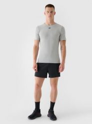 4F Spodenki do biegania szybkoschnące męskie - szare 3XL. Szare szorty męskie 4f, l, z elastanu, do biegania. W wyprzedaży za 79.99 zł.