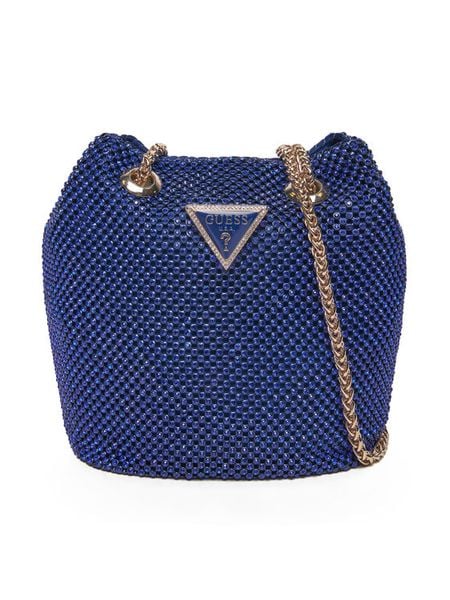 Guess Torebka HWRE93 50750 Niebieski. Niebieskie torebki klasyczne damskie Guess, z aplikacjami, z syntetyku, bez dodatków. Za 529.99 zł.