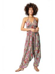 Ipanima Kombinezon w kolorze turkusowo-różowo-pomarańczowym rozmiar: 34-40. Pomarańczowe kombinezony damskie Ipanima, bez wzorów, prążkowane, klasyczne, bez kołnierzyka, bez ramiączek. Za 78.99 zł.