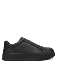 Tommy Hilfiger Sneakersy T3X9-34092-1355999 D Czarny. Czarne buty sportowe chłopięce Tommy Hilfiger, ze skóry, bez zapięcia. Za 309.99 zł.