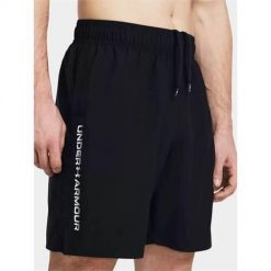 Spodnie treningowe męskie Under Armour 1383356001. Białe spodnie materiałowe męskie Under Armour, bez wzorów, sportowe. Za 224.99 zł.