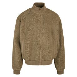 Kurtka Urban Classics boxy sherpa. Zielone kurtki męskie Urban Classics, m, bez wzorów, bez kaptura. Za 337.00 zł.