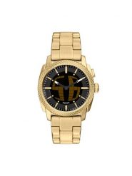 Fossil Zegarek Machine Big Tic FS6157 Złoty. Żółte, analogowe zegarki męskie Fossil, ze stali. Za 979.99 zł.