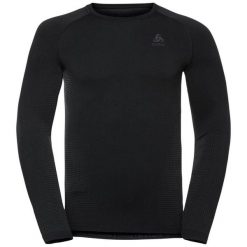 Koszulka termoaktywna z długim rękawem męska Odlo PERFORMANCE WARM EC. Czarne bielizna termoaktywna męska Odlo, l, bez wzorów. Za 369.99 zł.