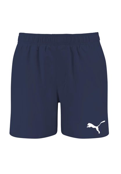 Kąpielówki męskie Puma Mid Shorts. Niebieskie kąpielówki męskie Puma, l, bez wzorów, z materiału, do pływania. Za 199.60 zł.