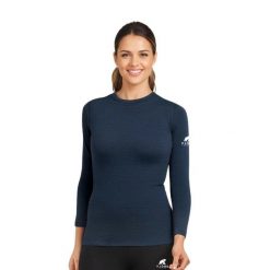 Koszulka z długim rękawem damska 100% wełny merynosów - Bjork 210. Szare t-shirty damskie FJORK MERINO, xs, bez wzorów, z wełny, bez kołnierzyka. W wyprzedaży za 259.00 zł.