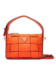 Guess Torebka Maylee Mini HWWG96 61720 Pomarańczowy. Brązowe torebki klasyczne damskie Guess, z aplikacjami, ze skóry, bez dodatków. Za 519.99 zł.
