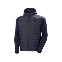 Kurtka puchowa Helly Hansen Arctic Ocean Hybrid. Niebieskie kurtki męskie Helly Hansen, bez wzorów, z puchu, sportowe, bez kaptura. W wyprzedaży za 682.50 zł.