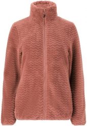 Bluza polarowa damska Whistler Matra. Brązowe bluzy bez kaptura damskie WHISTLER, z materiału. Za 171.99 zł.