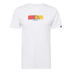 Koszulka T-Shirt Ellesse Visageo - Mężczyzna. Białe t-shirty męskie Ellesse, m, bez wzorów, z bawełny, bez kołnierzyka. W wyprzedaży za 102.15 zł.