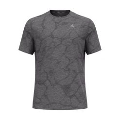 Koszulka z krótkim rękawem męska ODLO Zeroweight Engineered Chill-Tec. Czarne t-shirty sportowe męskie Odlo, m, bez ramiączek, do biegania. Za 299.99 zł.
