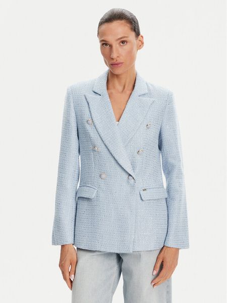 Gaudi Marynarka 511FD35008 Błękitny Regular Fit. Niebieskie marynarki i żakiety damskie GAUDI, bez wzorów, z syntetyku. Za 469.99 zł.