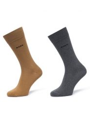 BOSS Skarpety długie 50516616 Kolorowy. Skarpetki męskie Boss, bez wzorów, z bawełny. Za 69.99 zł.
