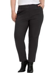 Creation L Spodnie chino w kolorze czarnym rozmiar: 38. Czarne spodnie materiałowe damskie creation L, bez wzorów, z podwyższonym stanem. Za 60.99 zł.