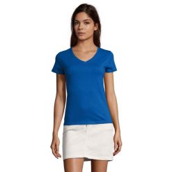 Koszulka Damska Imperial Z Dekoltem V. Szare bluzki damskie SOL'S, xl, bez wzorów, sportowe, bez kołnierzyka, bez ramiączek. Za 61.99 zł.