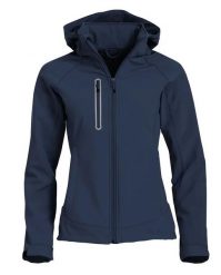Clique Milford Jacket Women – 3‑warstwowa softshell z membraną TPU. Niebieskie kurtki softshell damskie CLIQUE, xl, bez wzorów, z polaru. Za 364.42 zł.
