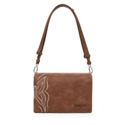 Torebka Desigual. Brązowe torebki klasyczne damskie Desigual, bez wzorów, bez dodatków. Za 179.99 zł.