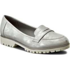 Półbuty JENNY FAIRY W17SS714-1. Niebieskie półbuty damskie Jenny Fairy, bez wzorów, ze skóry ekologicznej, bez obcasa. W wyprzedaży za 39.99 zł.