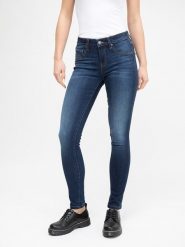 BIG STAR Dżinsy - Skinny fit - w kolorze granatowym rozmiar: W29/L32. Niebieskie jeansy damskie Big Star, z podwyższonym stanem. Za 187.45 zł.
