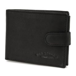 Czarny Bag Street Portfel Skórzany Męski Poziomy Na Karty 883. Czarne portfele męskie bez wzorów, ze skóry. Za 43.99 zł.