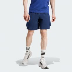 Szorty Manchester United Seasonal Cargo. Niebieskie szorty męskie Adidas, xl, z materiału, na fitness i siłownię. Za 279.00 zł.
