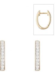 DIAMOND & CO Złote kolczyki-wkrętki "Pure Seduction" z diamentami rozmiar: onesize. Białe kolczyki damskie Diamond & Co, z diamentem, złote. Za 1,805.27 zł.