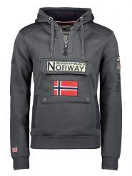 Geographical Norway Bluza "Gymclass" w kolorze antracytowym rozmiar: XL. Czarne bluzy z kapturem męskie Geographical Norway, xl. Za 121.51 zł.