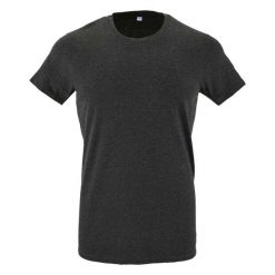 Męska Koszulka Regent Polycotton Slim T-shirt. Szare t-shirty męskie SOL'S, m, bez wzorów, bez kołnierzyka. Za 40.99 zł.