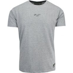 T-Shirt Szary z Nadrukiem na Plecach, Okrągły Dekolt -BRAVE SOUL. Szare t-shirty męskie Brave Soul, m, bez wzorów, z bawełny, bez kołnierzyka. Za 49.00 zł.