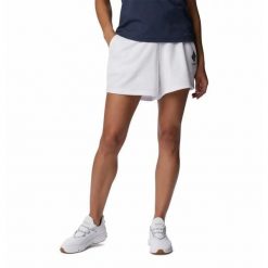 Krótkie Spodenki Turystyczne Damskie Columbia Logo III French Terry Short. Białe szorty damskie Columbia, bez wzorów, sportowe. Za 119.99 zł.