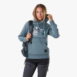 Bluza z kapturem Kobieta Swedemount Forest Hood wodoodporna. Zielone bluzy z kapturem damskie SWEDEMOUNT, xl, z bawełny. Za 199.99 zł.