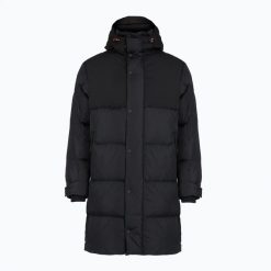 Płaszcz ocieplany męski BOGNER FIRE+ICE Walt 3-D. Czarne płaszcze męskie na zimę, m, bez wzorów, z materiału, eleganckie. Za 2,839.00 zł.