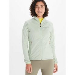 Bluza polarowa damska Marmot Leconte Fleece Jacket rozpinana. Zielone bluzy bez kaptura damskie Marmot, xs, z polaru. Za 189.99 zł.