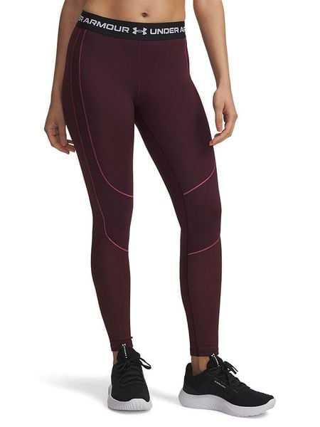 Under Armour Legginsy funkcyjne "ColdGear" w kolorze fioletowym rozmiar: M. Różowe legginsy damskie Under Armour, m, bez wzorów, outdoorowe. Za 191.42 zł.