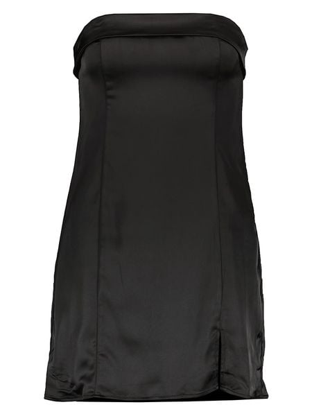 Gina Tricot Sukienka w kolorze czarnym rozmiar: 40. Czarne sukienki damskie Gina Tricot, bez wzorów, bez kołnierzyka, bez ramiączek, mini. Za 34.93 zł.