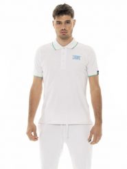 Koszulka polo na co dzień na siłownię. Białe koszulki polo męskie LEONE 1947 APPAREL, m, bez wzorów, bez ramiączek. Za 218.92 zł.