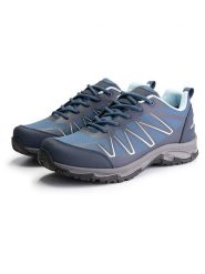 TRAVELIN' Buty trekkingowe "Morke" w kolorze granatowym rozmiar: 43. Niebieskie buty trekkingowe męskie Travelin', z materiału, bez zapięcia, outdoorowe. Za 304.99 zł.