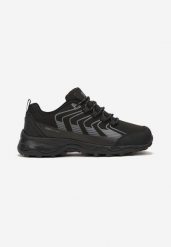 Czarne Buty Sportowe Soft Shell Sznurowane Neluisa. Czarne buty sportowe na co dzień męskie Born2be, z gumy, bez zapięcia. Za 169.99 zł.
