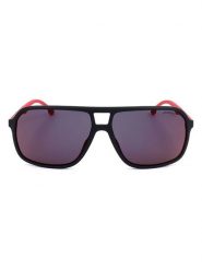 Carrera Męskie okulary przeciwsłoneczne w kolorze czarno-czerwono-fioletowym rozmiar: 61. Czarne okulary przeciwsłoneczne męskie Carrera, z tworzywa sztucznego. Za 231.68 zł.
