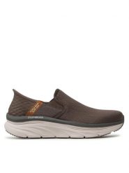 Skechers Półbuty D'Lux Walker Orford 232455 Brązowy. Brązowe półbuty męskie Skechers, z materiału, bez zapięcia. Za 359.99 zł.